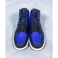 thumbnail image 4 of Ni - ke Air Jordan 1 Mid 'Royal' Black Hyper Royal White 554724-077 Men Size 8.5, 4 of 5