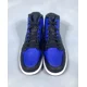 thumbnail image 4 of Ni - ke Air Jordan 1 Mid 'Royal' Black Hyper Royal White 554724-077 Men Size 8.5, 4 of 5