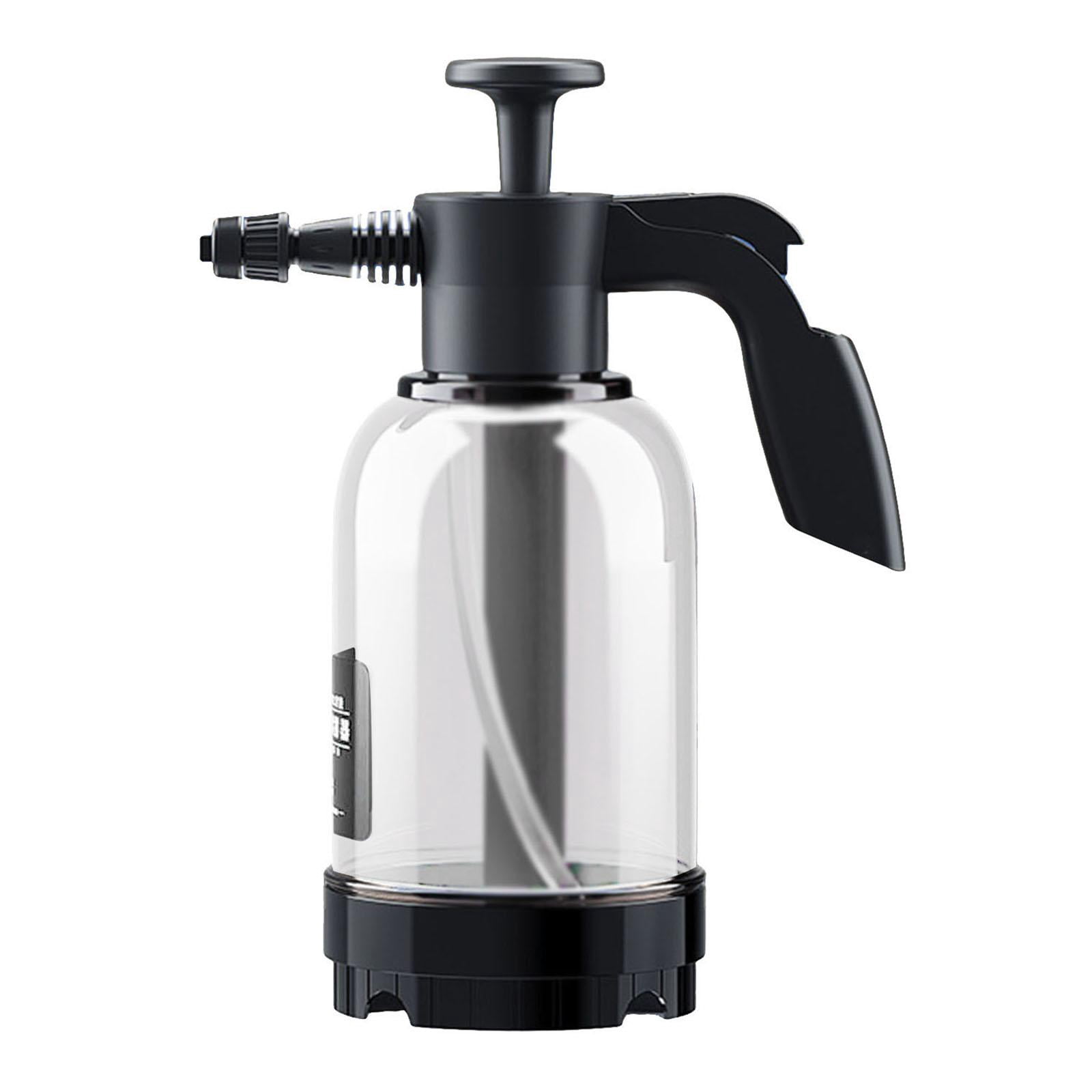 Pulvérisateur à Mousse 2L Pour Lavage Auto - Pistolet Pompe Manuelle Noir Pour Voiture Et Maison