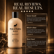 Pete & Pedro BOLD - Bourbon Scented Rich Daily Shampoo For Men, 8.5 oz.
