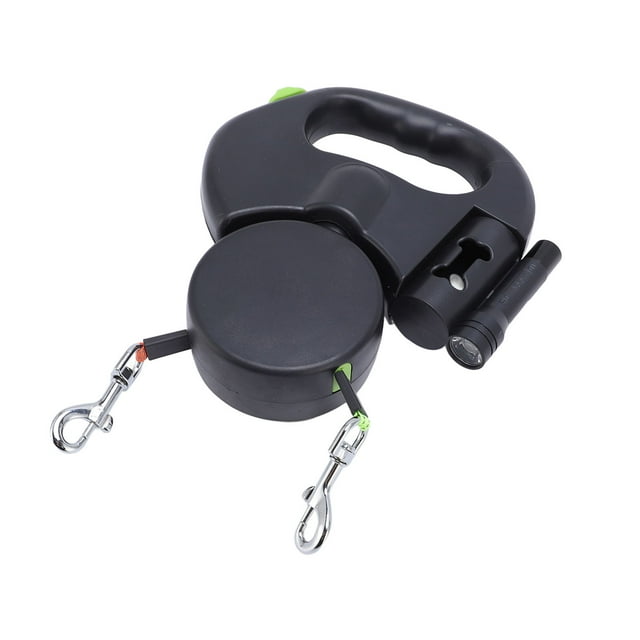 Dual Pet Leash Retractable Dog Leash,Double Leash Dog Retractable Leashes Pet Walking Accessory with Automatic Winding Rope Dog Leashes for Medium Dogs Large Dog Leash Heavy Duty