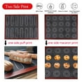 thumbnail image 5 of Mouliraty Profession Bread Baking Mat Non Stick Oven Liner Perforated Steaming Mesh For Half Sheet Size, 5 of 7