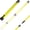 Yellow, variant on Signature Fitness 48" Collapsible Golf Alignment Sticks, 2-Pack Golf Swing Trainer & Practice Rods,Blue