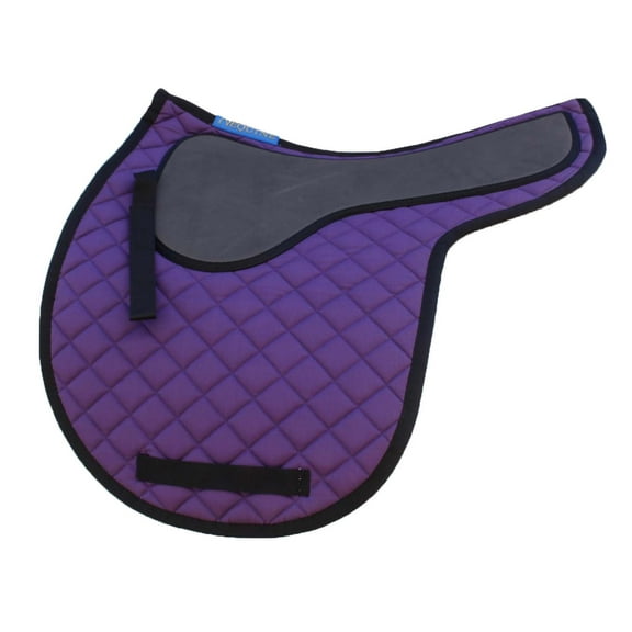 English Quilted Contoured Gel Neoprene Comfort Saddle Pad Purple 72F18