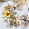 thumbnail image 4 of Guirnalda de otoño, corona, enredaderas colgantes, simulación de ratán colgante, calabaza, hoja de arce, ratán decorativo, adecuado para decoración de Halloween y Acción de Gracias, ratán de plástico., 4 of 6