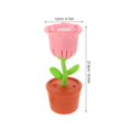 thumbnail image 2 of LEEYNEER 1Pcs Wedding Bubble Machine Rose Shape Flower Bubble Blower for Outdoor Events in Pink, 2 of 8