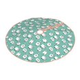 thumbnail image 2 of Bingfone Christmas Tree Skirt Mat Christmas Decoration Interior 48" -Cute Sheeps, 2 of 6