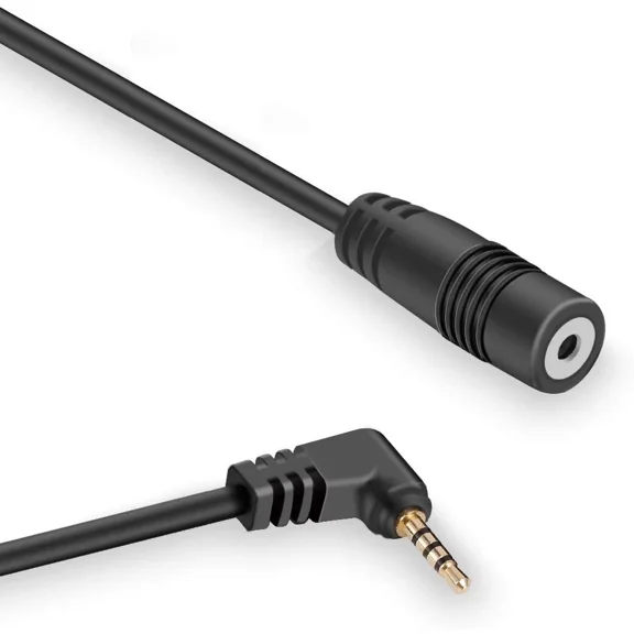 STAR- 9.8 Ft Black Rear Camera Extension Cable For Dash Cam Plug And Play 2.5Mm