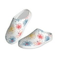thumbnail image 2 of Lsque Bright Colorful Fireworks Pattern Womens Comfort Cotton on Scuff With Memory Foam and Anti-skid Sole Slipper-39/40, 2 of 7