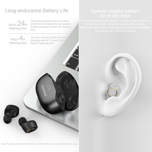 Lenovo X18 TWS Earphones BT 5.0 Wireless Headset Touch Control Sweatproof Sports In Ear Earbuds With Mic Siri Voice Assistant For Android iOS Walmart