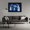 thumbnail image 3 of Edward Selkirk 24x17 Black Modern Wood Framed Wall Art Titled - London Blue, 3 of 6