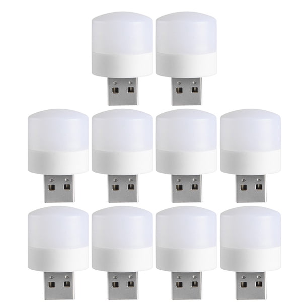 10 luces nocturnas USB pequeñas para dormitorio infantil, pasillo, cocina, habitación infantil, dormitorio.