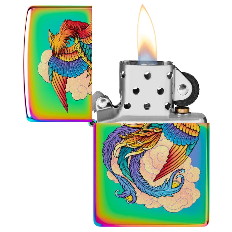 Zippo 48607 Multicolored Phoenix Design Windproof Pocket Lighter