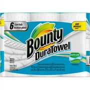 Bounty DuraTowel Paper Towels, 63 sheets, 6 rolls