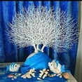 thumbnail image 4 of AMLESO Plastic Coral Sculpture Table Top Ornament Decor Tabletop Figurine White, 4 of 7