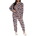 thumbnail image 2 of Conjunto de Pijama para Mujer Shendy Vendy Manga Larga Cuello Redondo con Estampado Transpirable, 2 of 4
