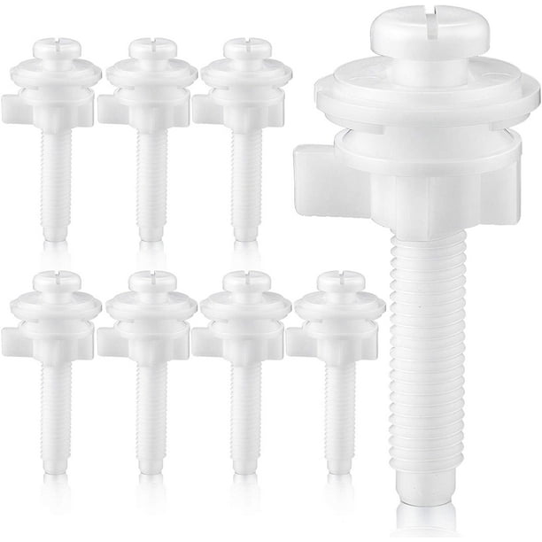 Toilet Seat S Replacement Plastic Hinge Bolt With Nuts And Washers Parts Kit For Fixing The Top White 8 Pieces Com - Plastic Replacement Toilet Seat Hinge 2 Piece White Toilet Seat S Replacement Plastic Hinge Bolt With Nuts And Washers Parts Kit For Fixing The Top White 8 Pieces Com - Plastic Replacement Toilet Seat Hinge 2 Piece White