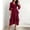 Wine, variant on Ovbmpzd Cocktail Womens Dresses Summer Bodycon Maxi Party Navy Dresses Elbow-Length V-Neck Leisure Dresses Casual Dresses,XXL