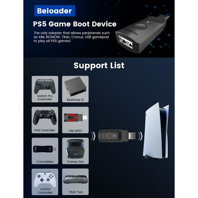 Games Keyboard Mouse Converter Adapter for ReaSnowSI/CronusZen/XIM