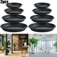 thumbnail image 4 of 2Pcs Pp Round Succulent Plant Flower Pot Saucer Planter Trays Supplies Decor (7 inch), 4 of 6