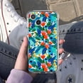 thumbnail image 5 of Tropic Jungle Case for iPhone 13,Aesthetic Colourful Floral Pattern Soft TPU Full Cover Case, 5 of 5