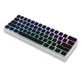 thumbnail image 4 of Pudding Full 108 Key Set DIY con capa translúcida de doble PBT Keycap resistente al y no se cae fácilmente. , 320 mm x 160 mm x 30 mm, 4 of 8