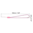 thumbnail image 2 of Uxcell 18cm Portable Item Nylon Cord Lanyards Hand Wrist Strap String Pink 20 Pack, 2 of 6