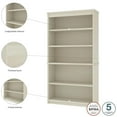 thumbnail image 4 of Bestar Universel 36" Bookcase in White Chocolate, 4 of 15
