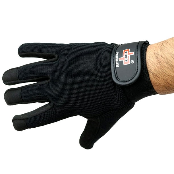 Perrini Black Workout / Weight Lifting / Work Gloves All