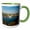 Green/White, variant on 3drose, Peggys Cove Fishing Village, Nova Scotia, Canada-cn07 Mde0062 - Michael Defreitas, 11oz Mug
