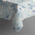 thumbnail image 4 of Rectangular Tablecloth 60x84 Inch – Waterproof Polyester Printed Table Cover, Wrinkle Resistant, Washable for Kitchen & Dining, Floral Flowers Theme, 4 of 6