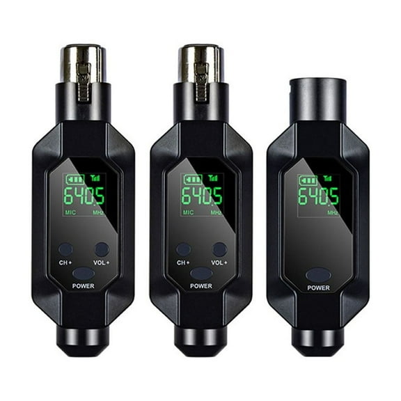 2.4G Wired To Wireless Microphone Converter Transmitter & Receiver For Dynamic Condenser Microphone Transmission Accessories