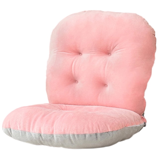 Sedentary Cushion with Backrest Integrated Design for Dormitory and Home Use Thickened Seat Pillow for Relaxation and Support Durable Polyester Construction
