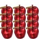 thumbnail image 5 of 12 piezas de manzana Diseño de navidad Pendants Pendants árboles de Navidad adornos colgantes decoración del hogar, 5 of 5