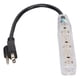thumbnail image 2 of Un para nema 5-15p a 3 para nema 5-15r cable macho un cable de Mujer de extensión de salida de servicio pesado, 2 of 7