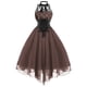 thumbnail image 1 of Vestidos Para Mujer Vestidos de Invitados de Boda Estilo Gótico Erógeno Cuello Redondo Banquete Festival Fuera Del Hombro Vestido Sin Mangas Vestido de Gasa de Encaje Odeerbi  ODB148827, 1 of 3