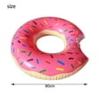 thumbnail image 2 of Bouée de Natation en Forme de Beignet 80cm - Rose - 1 Pce, 2 of 5