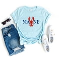 thumbnail image 6 of Maine Lobster - Women's Short Sleeve Graphic T-Shirt, 6 of 12