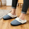 thumbnail image 6 of BERANMEY Comfy Slippers for Women Indoor Fluffy Women's Slip on Fuzzy House Slippers Memory Foam Slippers Scuff Outdoor Indoor Warm Plush Bedroom Shoes with Faux Fur Lining, 6 of 8