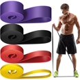 thumbnail image 1 of LinenLoon Resistance Band, Pull Up Bands, Pull Up Assistance Bands, Workout Bands, Exercise Bands, Resistance Bands Set for Legs, Working Out, Muscle Training, Physical Therapy, Shape Body, Men Women, 1 of 5