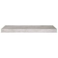 thumbnail image 2 of vidaXL Floating Wall Shelf Concrete Grey 60x23.5x3.8 cm MDF, 2 of 4