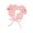 Pink, variant on Soft Polyester Flower Headband with Crochet Texture for Daily Wear