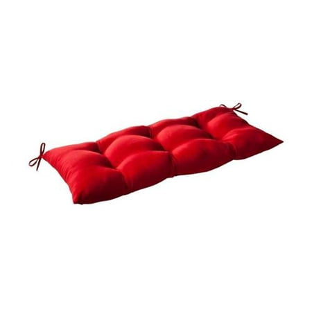 UPC 751379386690 product image for Pillow Perfect Outdoor/ Indoor Pompeii Red Wrought Iron Loveseat Cushion | upcitemdb.com