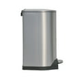 thumbnail image 4 of 8 Gallon / 30 Liter Brushed Stainless Steel Silver Color Step on Trash Can, 4 of 5