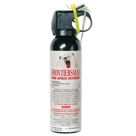 Frontiersman Bear Spray, Maximum Strength with 30' (9m) Range (7.9 (Best Bear Defense Spray)