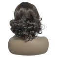 thumbnail image 4 of Fashion Women Synthetic Short Fluffy Brown Hair Wig Natural Wavy Curly Wigs, 4 of 5