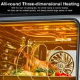 thumbnail image 4 of 2025 New Single Wall Oven 24", Built-in Electric Ovens with 8 Cooking Mode, 3000W, 240V, 2.5 CF Convection Built-in Oven, Stainless Steel, Mechanical Knob Control, Transparent Window, 4 of 6