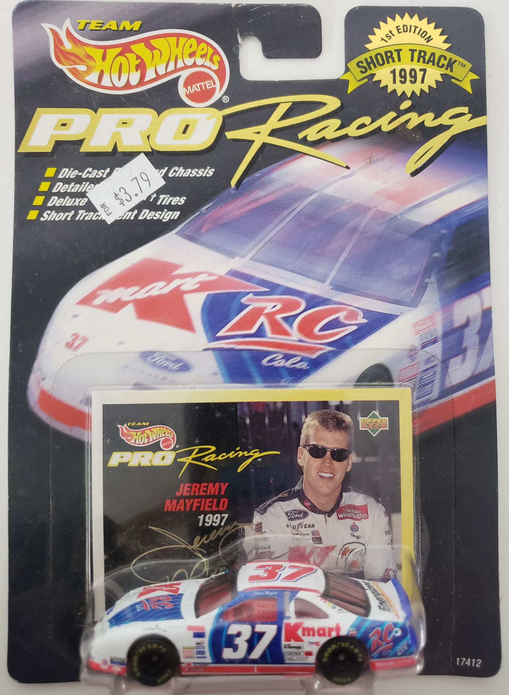 New 1997 Revell 1:64 Diecast NASCAR Jeremy Mayfield K-Mart RC Thunderbird #37 
