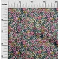 thumbnail image 2 of oneOone Cotton Cambric Teal Blue Fabric Asian Ditsy Flower Fabric For Sewing Printed Craft Fabric By The Yard 56 Inch Wide, 2 of 4
