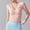 Pink, variant on Hvot&aat Women's Sexy V Neck Slim Fit T Shirt Soft Sleeveless Twist Front Blouse Summer Solid Color Wrap Tops